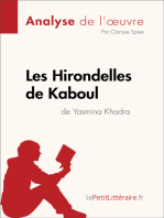 Les Hirondelles de Kaboul de Yasmina Khadra (Analyse de l'oeuvre): Analyse complète et résumé détaillé de l'oeuvre