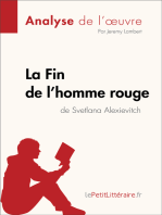 La Fin de l'homme rouge de Svetlana Alexievitch (Analyse de l'oeuvre): Analyse complète et résumé détaillé de l'oeuvre