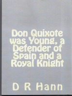 Don Quixote was Young, a Defender of Spain and a Royal Knight