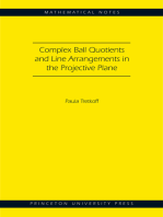 Complex Ball Quotients and Line Arrangements in the Projective Plane (MN-51)