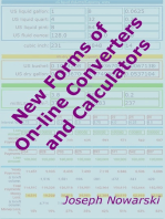 New Forms of On-line Converters and Calculators
