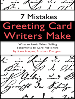 7 Mistakes Greeting Card Writers Make