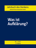 Jahrbuch des Denkens / Was ist Aufklärung? Jahrbuch des Denkens