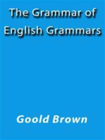 The grammar of English grammars