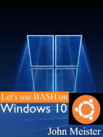 Let's Use BASH on Windows 10!
