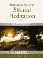 Reclaiming the Lost Art of Biblical Meditation