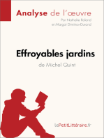 Effroyables jardins de Michel Quint (Analyse de l'oeuvre): Analyse complète et résumé détaillé de l'oeuvre