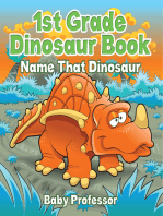 1st Grade Dinosaur Book: Name That Dinosaur