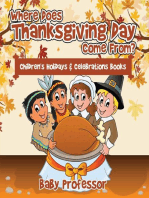 Where Does Thanksgiving Day Come From? | Children's Holidays & Celebrations Books