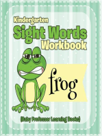 Kindergarten Sight Words Workbook (Baby Professor Learning Books)