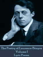 The Poetry of Laurence Binyon - Volume I: Lyric Poems