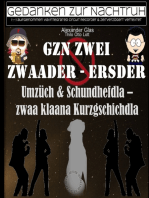 GzN Zwei: Zwaader - Ersder: Umzüch & Schundhefdla - zwaa klaana Kurzgschichdla