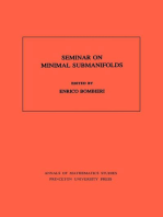 Seminar On Minimal Submanifolds. (AM-103), Volume 103