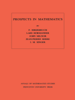 Prospects in Mathematics. (AM-70), Volume 70