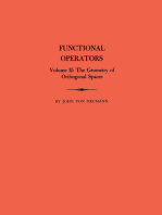 Functional Operators (AM-22), Volume 2: The Geometry of Orthogonal Spaces. (AM-22)