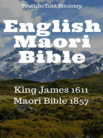 English Maori Bible: King James 1611 - Maori Bible 1857
