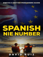 2020 EU & British Pensioner Guide Spanish NIE Number