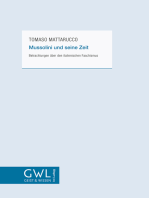 Mussolini und seine Zeit: Betrachtungen über den italienischen Faschismus