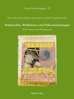 Stadtrechte, Willküren und Polizeiordnungen: Teil I: Goslar und Wernigerode