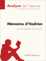 Mémoires d'Hadrien de Marguerite Yourcenar (Analyse de l'oeuvre): Analyse complète et résumé détaillé de l'oeuvre