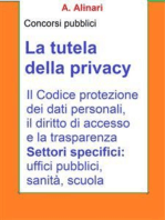 La tutela della Privacy - Sintesi aggiornata per concorsi pubblici