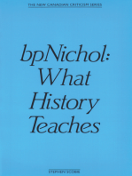 bpNichol: What History Teaches