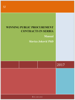 Winning Public Procurement Contracts in Serbia: Manual