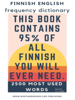 Finnish English Frequency Dictionary: Finnish, #1