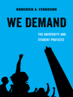 We Demand: The University and Student Protests
