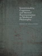 Intentionality, Cognition, and Mental Representation in Medieval Philosophy