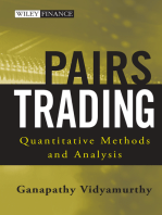 Pairs Trading: Quantitative Methods and Analysis