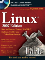 Linux Bible: Boot up to Ubuntu, Fedora, KNOPPIX, Debian, SUSE, and 11 Other Distributions