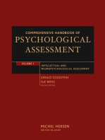 Comprehensive Handbook of Psychological Assessment, Volume 1: Intellectual and Neuropsychological Assessment