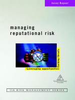 Managing Reputational Risk: Curbing Threats, Leveraging Opportunities