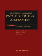 Comprehensive Handbook of Psychological Assessment, Volume 2: Personality Assessment