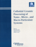 Colloidal Ceramic Processing of Nano-, Micro-, and Macro-Particulate Systems