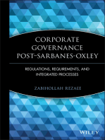 Corporate Governance Post-Sarbanes-Oxley: Regulations, Requirements, and Integrated Processes