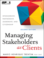 Managing Stakeholders as Clients: Sponsorship, Partnership, Leadership and Citizenship