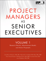 Project Managers as Senior Executives: Research Results, Advancement Model, and Action