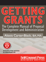 Getting Grants: The Complete Manual of Proposal Development and Administration