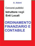 Ordinamento finanziario e contabile - Concorso Istruttore Enti locali