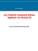 Carl Friedrich Ferdinand Böhme Tagebuch 2te Periode (I): vom 21.06.1812 bis mit 09.11.1812