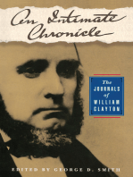 An Intimate Chronicle: The Journals of William Clayton