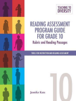Reading Assessment Program Guide For Grade 10: Rubric and Reading Passages