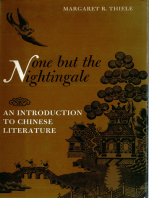 None but the Nightingale: An Introduction to Chinese Literature