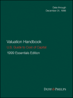 Valuation Handbook - U.S. Guide to Cost of Capital,1999 U.S. Essentials Edition