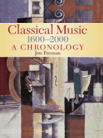 A Chronology Of Western Classical Music 1600-2000