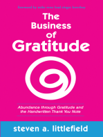 The Business of Gratitude: Abundance Through Gratitude and the Handwritten Thank You Note