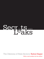 Secrets and Leaks: The Dilemma of State Secrecy