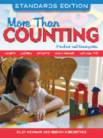 More Than Counting: Math Activities for Preschool and Kindergarten, Standards Edition